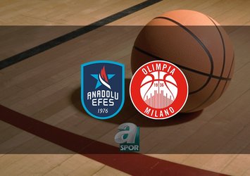 Anadolu Efes - Olimpia Milano maçı ne zaman?