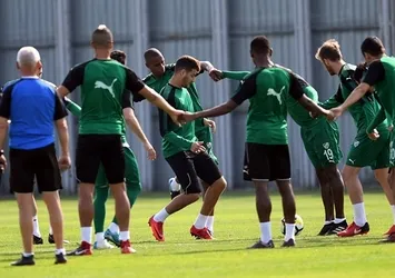 Bursaspor'da keyifli antrenman