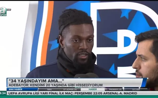 Adebayor: 34 yaşındayım ama...