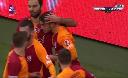 Galatasaray 1 0 Boluspor Ziraat Turkiye Kupasi