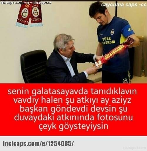 Galatasaray - Beşiktaş maçı öncesindeki capsler