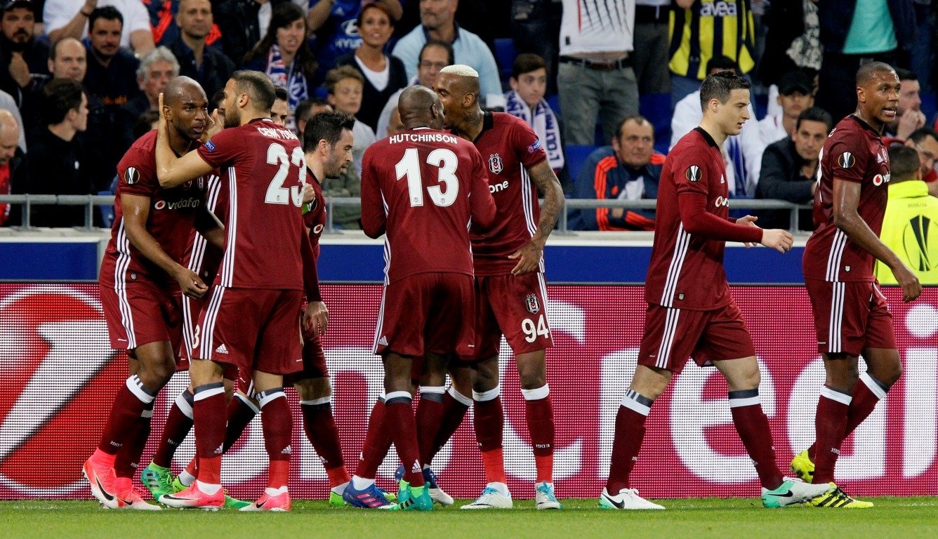 Olympique Lyon - Beşiktaş maçından kareler