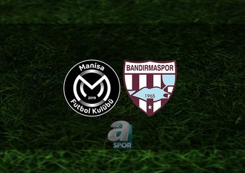 Manisa FK - Bandırmaspor maçı ne zaman?