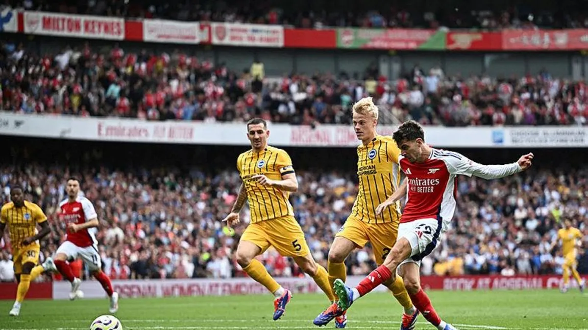 Arsenal 1 - 1 Brighton (MAÇ SONUCU - ÖZET)