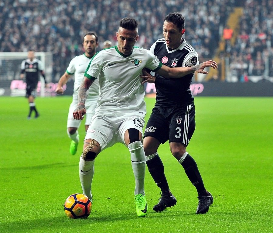 Beşiktaş-Akhisar Belediyespor karşılaşmasından kareler