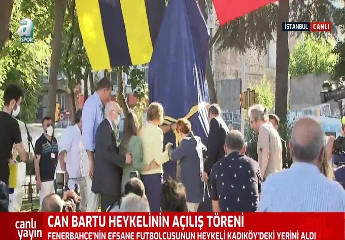 Fenerbahçe Can Bartu'nun heykelini dikti!