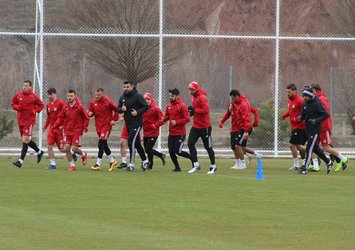 Sivasspor Bursaspor maçı hazırlıklarını sürdürdü