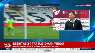 Ergün Penbe Beşiktaş - Tarsus İdman Yurdu maçı sonrası konuştu! "Bireysel hatalardan goller yedik"