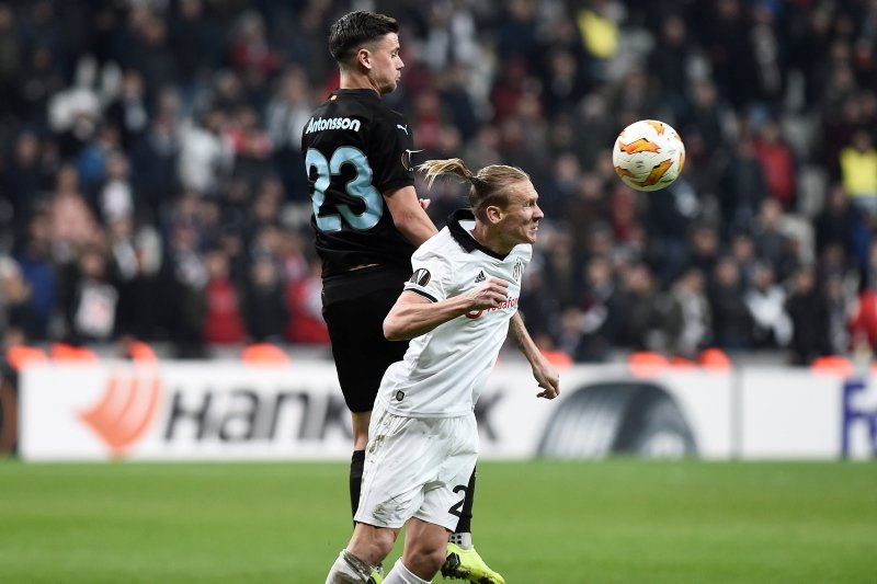 Beşiktaş - Malmö maçından kareler