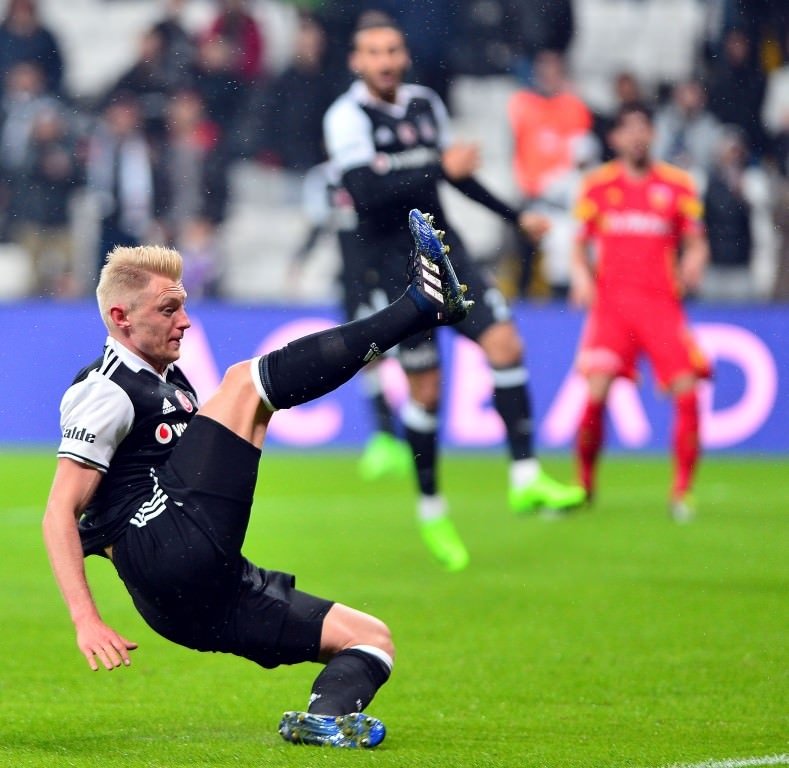 Beşiktaş-Kayserispor karşılaşmasından kareler