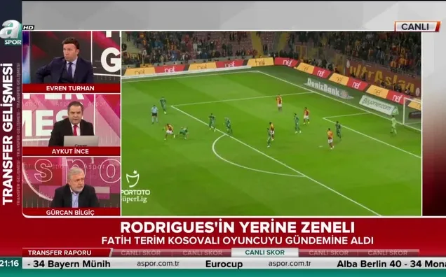 Rodrigues’in yerine Zeneli
