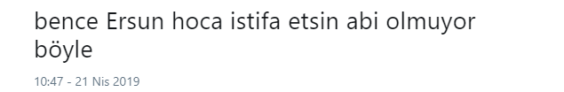 Taraftardan Ersun Yanal’a şok tepki!