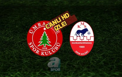 Ümraniyespor - Kahramanmaraşspor maçı CANLI İZLE! Ziraat Türkiye Kupası 3. Tur A Spor HD izle