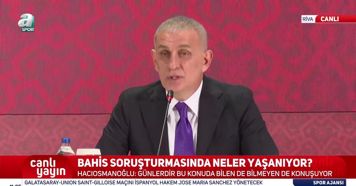 TFF Başkanı İbrahim Hacıosmanoğlu: Bilen de konuşuyor bilmeyen de!