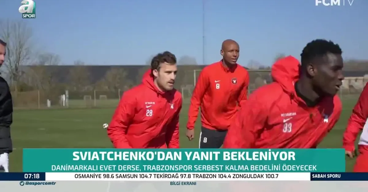 Trabzonspor Sviatchenko'dan yanıt bekliyor