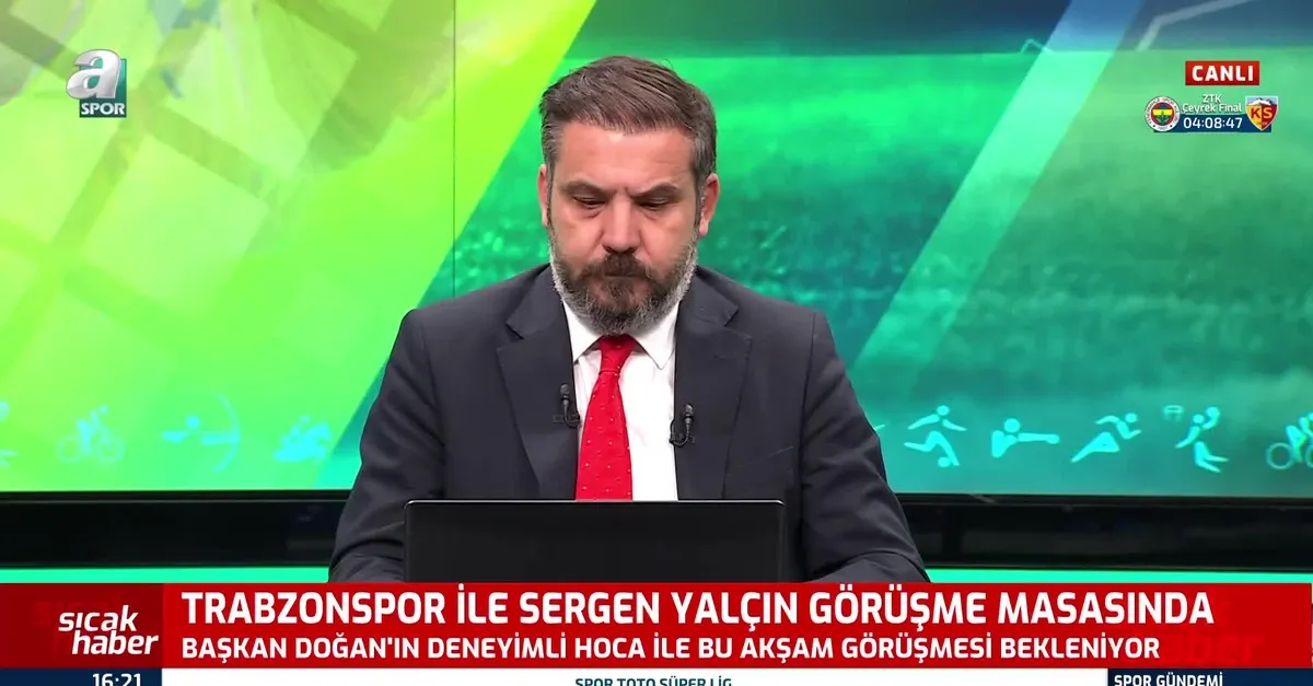 Trabzonspor Sergen Yalçın'la görüşme masasında!