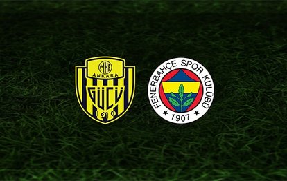 MKE Ankaragücü - Fenerbahçe maçı CANLI ANLATIM