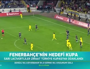 Fenerbahçe'nin hedefi kupa