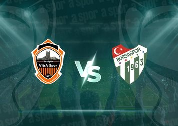 Bozüyük Vitraspor - Bursaspor | CANLI