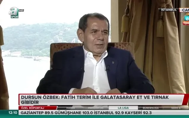 Dursun Özbek'ten Fatih Terim itirafı