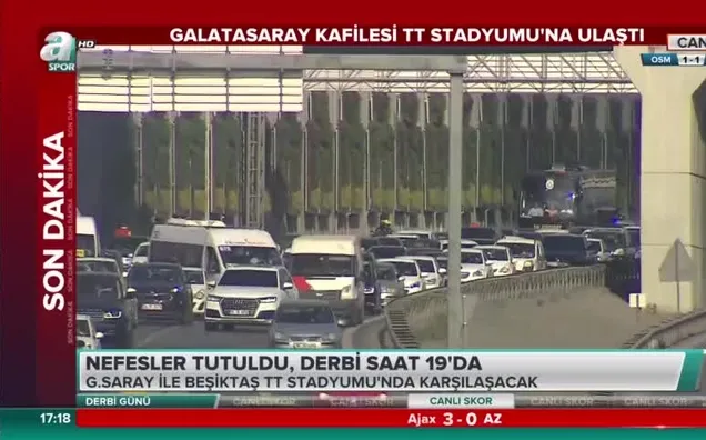 Galatasaray kafilesi stada geldi