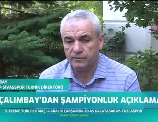 Rıza Çalımbay'dan şampiyonluk açıklaması