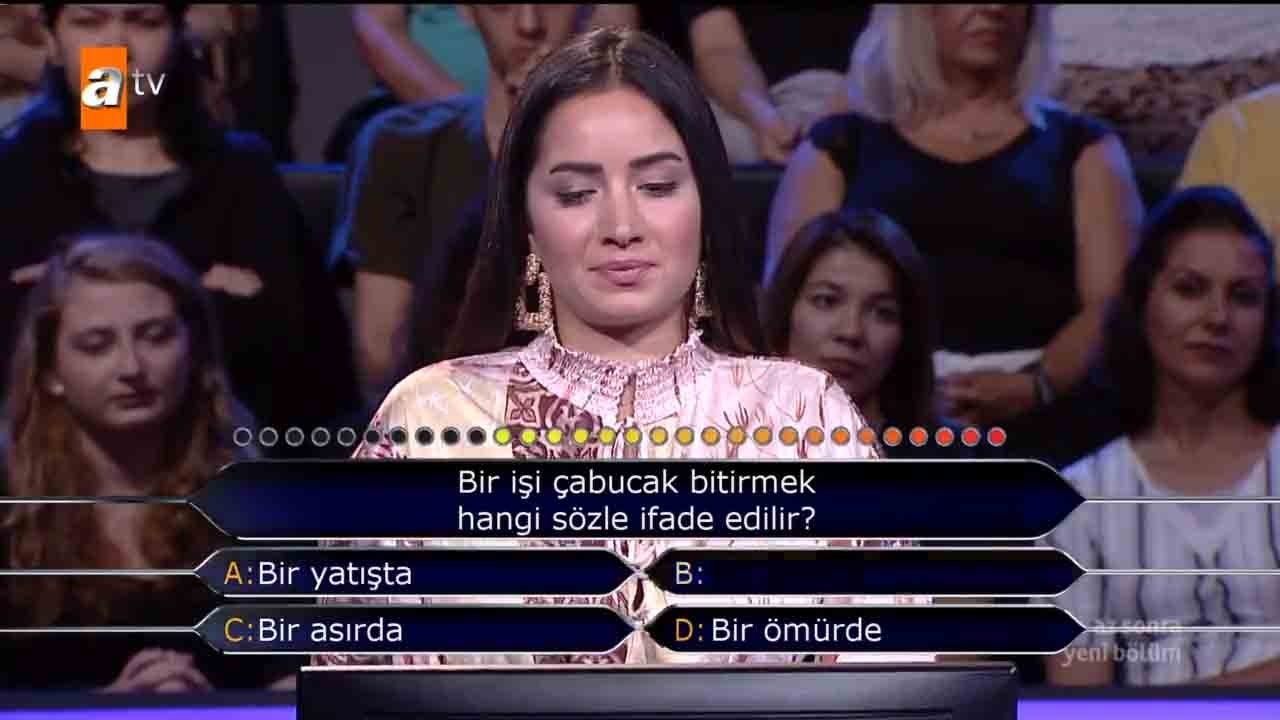 Milyoner’e damga vuran ’Futbol’ sorusu! Kim Milyoner Olmak İster 833.yeni bölüm soru ve cevapları!
