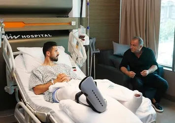 Fatih Terim'den Emre Akbaba'ya ziyaret