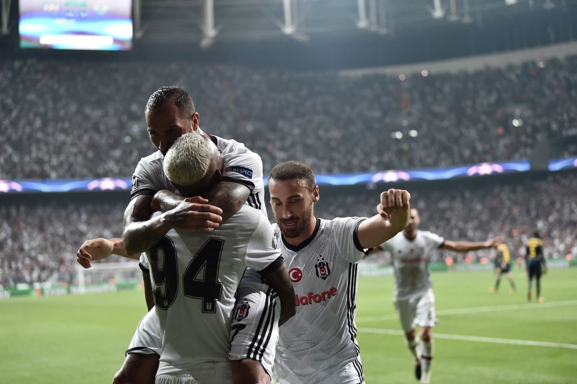 Beşiktaş-Leipzig karşılaşmasından kareler