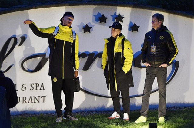 Patlama sonrası Nuri Şahin ve Emre Mor