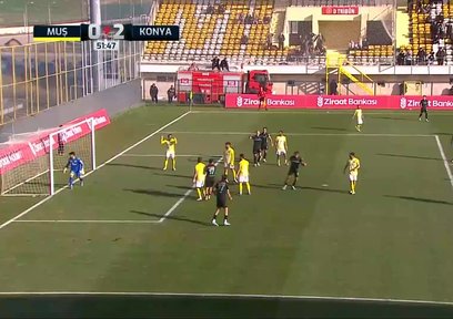 GOL | Muş Spor 0-2 TÜMOSAN Konyaspor