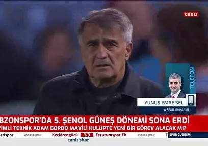Fırtına'da Şenol Güneş dönemi sona erdi!