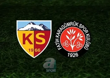 Kayserispor - Karagümrük | CANLI