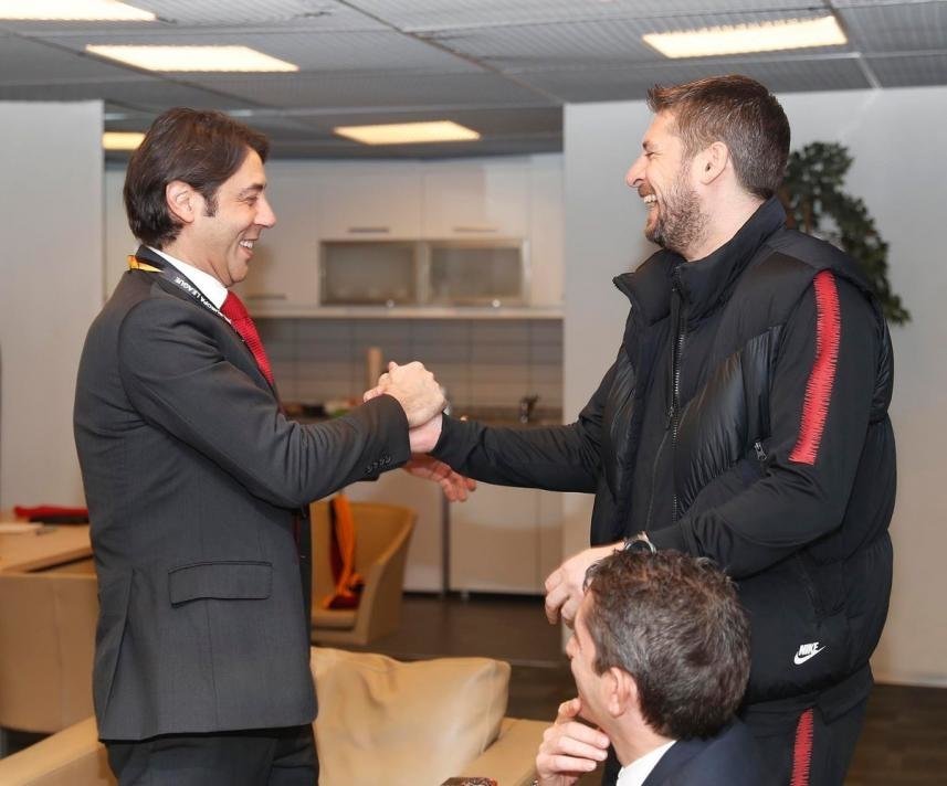 Fatih Terim eski öğrencisi Rui Costa ile buluştu