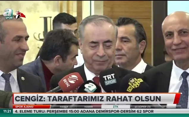 Mustafa Cengiz Taraftarımız rahat olsun