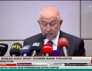 Nihat Özdemir: "TFF Başkanlığı'na adayım"