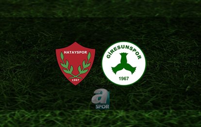 Hatayspor - Giresunspor maçı ne zaman, saat kaçta ve hangi kanalda? | Süper Lig