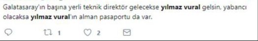 Galatasaray’da Yılmaz Vural çılgınlığı