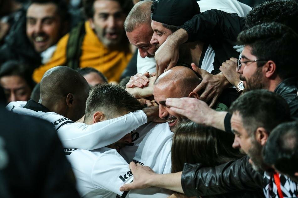 Beşiktaş - Başakşehir maçından kareler