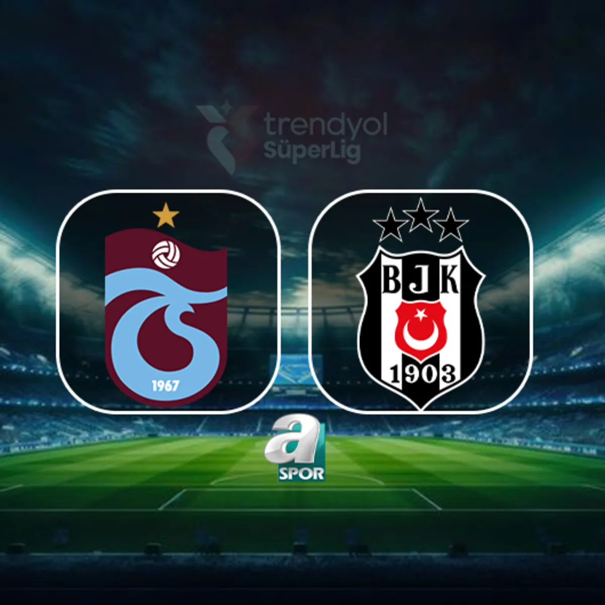 Trabzonspor-Beşiktaş maçı canlı takip! Saat kaçta, hangi kanalda?
