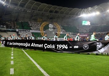 Tümosan Konyaspor Ahmet Çalık'ı unutmadı