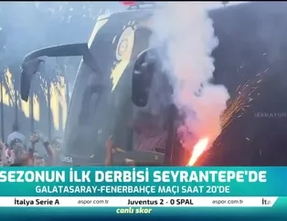 Galatasaray kafilesine coşkulu uğurlama