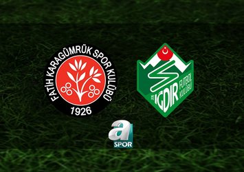 Fatih Karagümrük-Iğdır FK maçı saat kaçta?