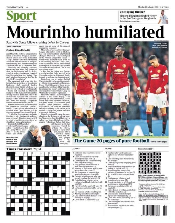 Yine Mourinho yine olay!