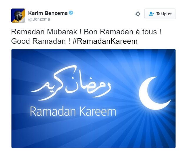 Futbol dünyası Ramazan’ı sevinçle karşıladı
