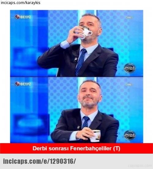 Derbi öncesi için yapılan 20 caps: 20 Kasım