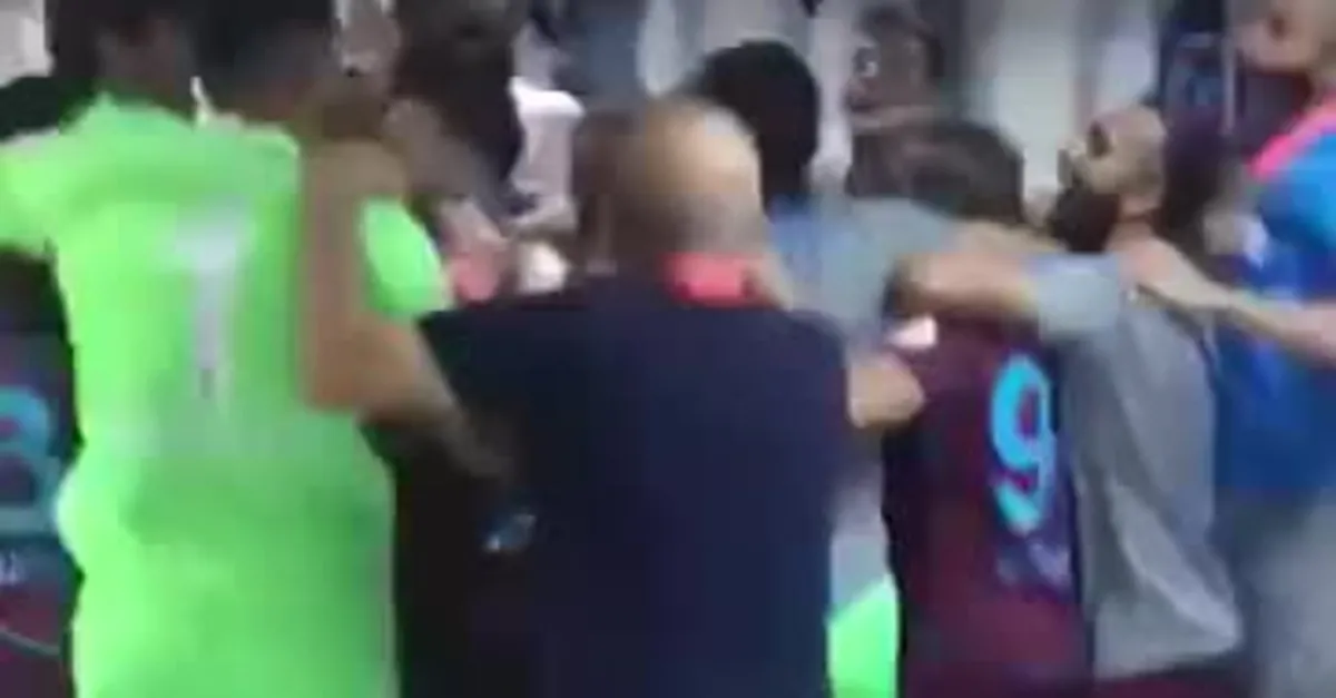 Soyunma odası bayram yeri!