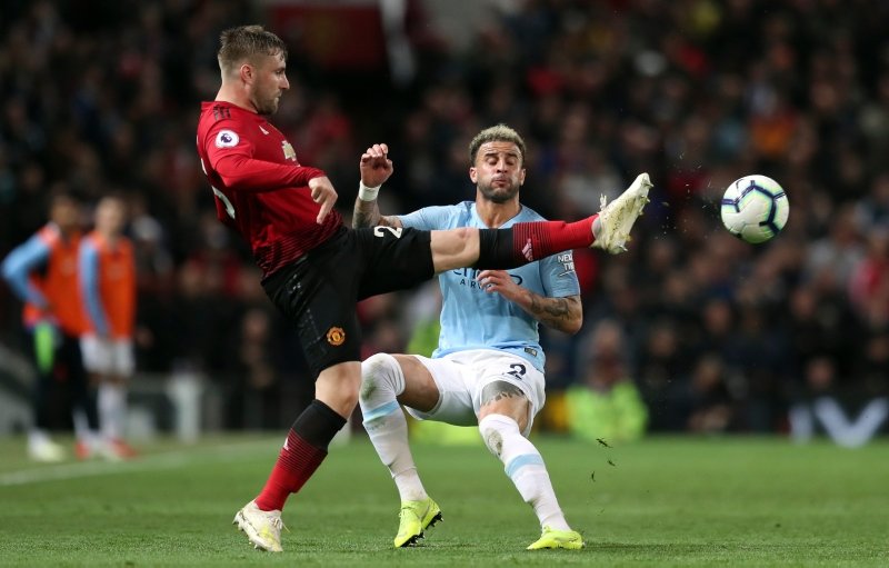 Manchester United - Manchester City maçından kareler...