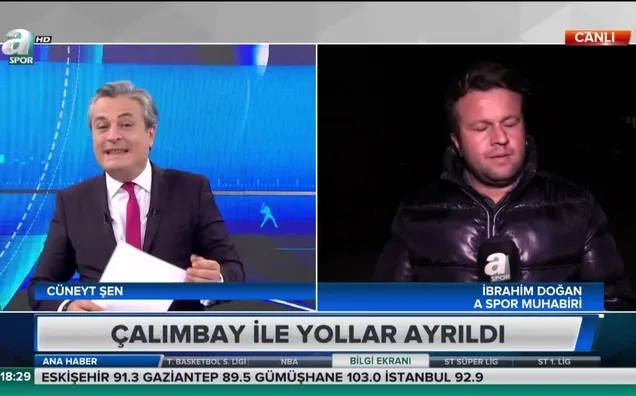 Çalımbay ile yollar ayrıldı
