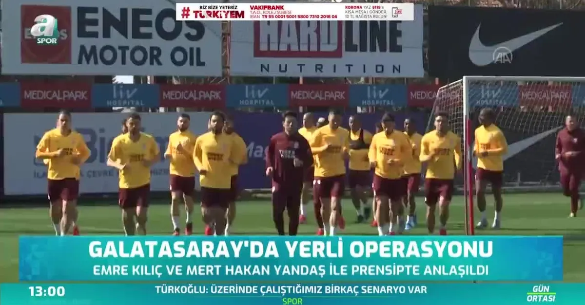 Galatasaray'da yerli operasyonu